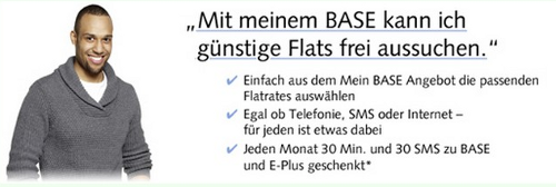 Flats in Togo (BASE-Werbung) Flats in Togo (BASE-Werbung)
