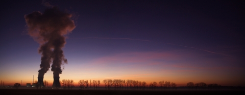 AKW Grundremmigen - Schön bei Sonneuntergang AKW Grundremmigen - Schön bei Sonneuntergang