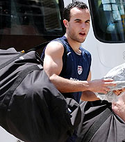 Landon Donovan im Anmarsch Landon Donovan im Anmarsch